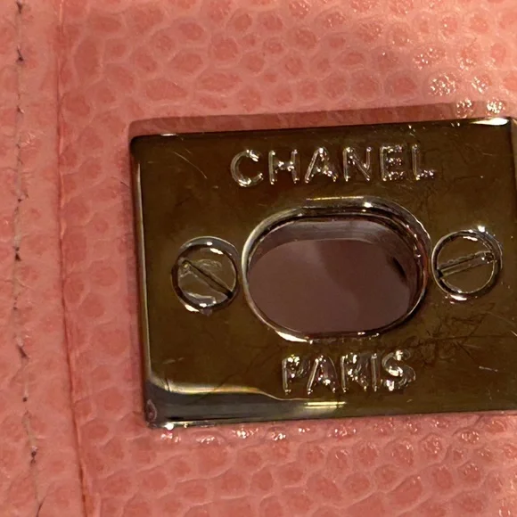 Chanel Pink Quilted Leather Chain Bag - Picture 15 of 16